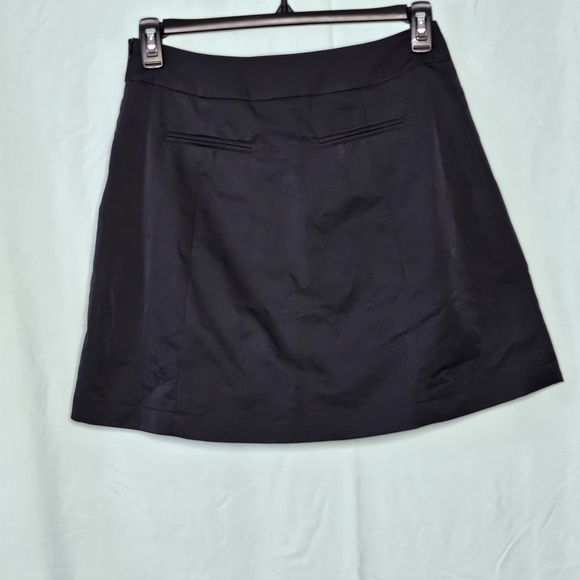 Navy Blue Fairway Fox Brand Golf Skort with Gold Buttons - Picture 2 of 8